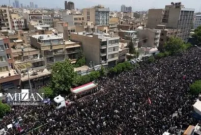 مراسم تشییع شهید رئیسی