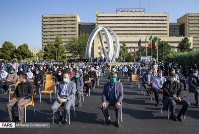 تشییع پیکر شهید مدافع سلامت مهدی صادقی