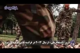 تمرینات باشگاه فوتبال با آرایش نظامی عجیب