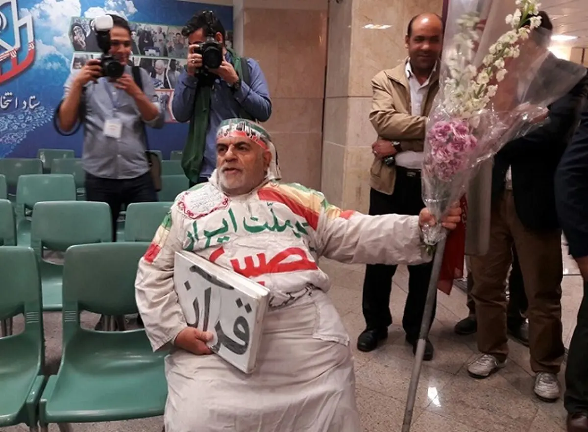 ادعای جنجالی 240 هزار یورویی کاندیدای کفن‌پوش! + عکس