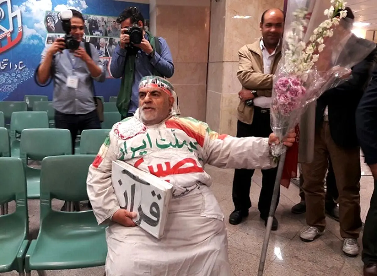 ادعای جنجالی 240 هزار یورویی کاندیدای کفن‌پوش! + عکس