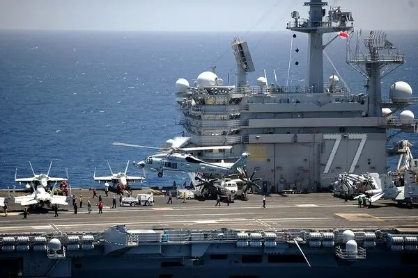 مرگ خلبان ارشد ناو هواپیمابر جرج بوش بعد از عملیات ضد ایرانی اعلام شد