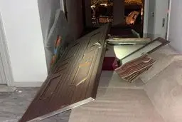  تصاویر خانه نخست وزیر عراق پس از حمله پهپادی