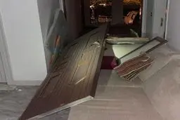  تصاویر خانه نخست وزیر عراق پس از حمله پهپادی