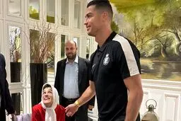 رونالدو هوادار معلول نقاش را به آرزویش رساند
