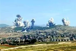 اسرائیل در حال حمله هوایی به جنوب لبنان