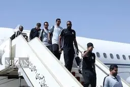 تصاویر ورود تیم النصر و رونالدو به ایران