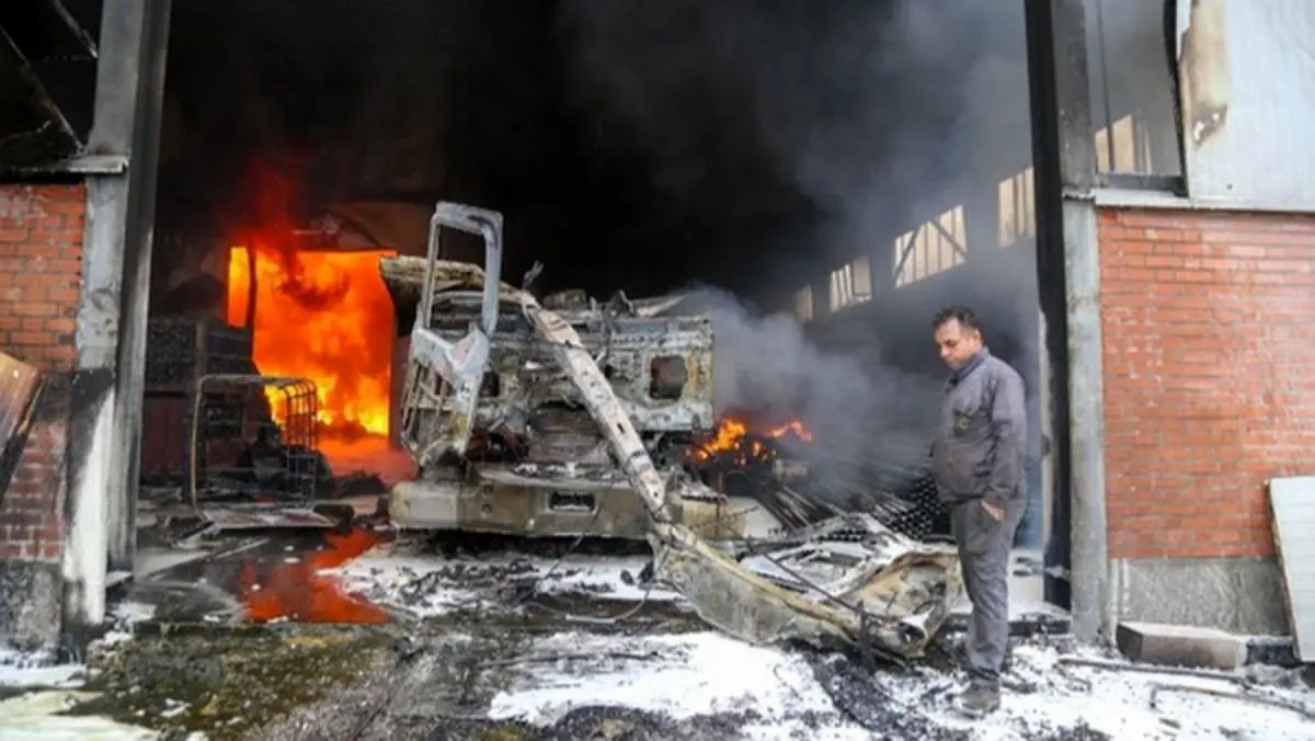 رژه خودرویی به یاد قربانیان حادثه بندرعباس