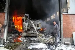 رژه خودرویی به یاد قربانیان حادثه بندرعباس