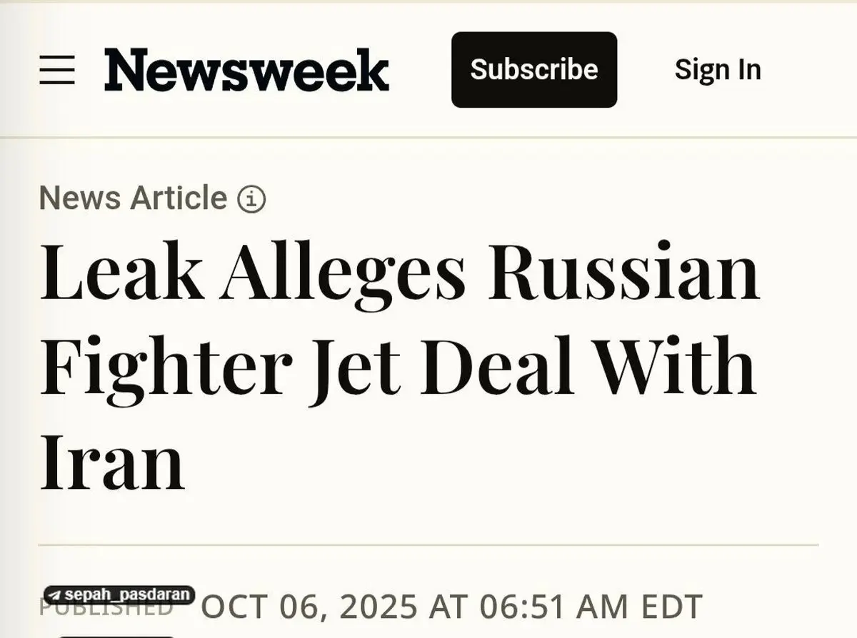 ایران به طور فعال در حال واردات قطعات S400 و جنگنده‌ روسی است