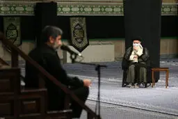 مراسم عزاداری رحلت رسول اکرم (ص) با حضور رهبر انقلاب