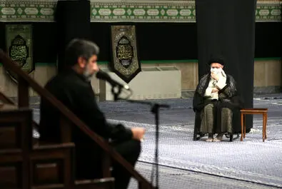 مراسم عزاداری رحلت رسول اکرم (ص) با حضور رهبر انقلاب