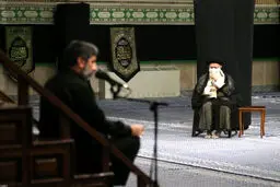 مراسم عزاداری رحلت رسول اکرم (ص) با حضور رهبر انقلاب