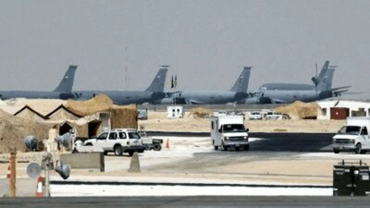 خروج هزاران نیروهای آمریکایی از پایگاه العدید