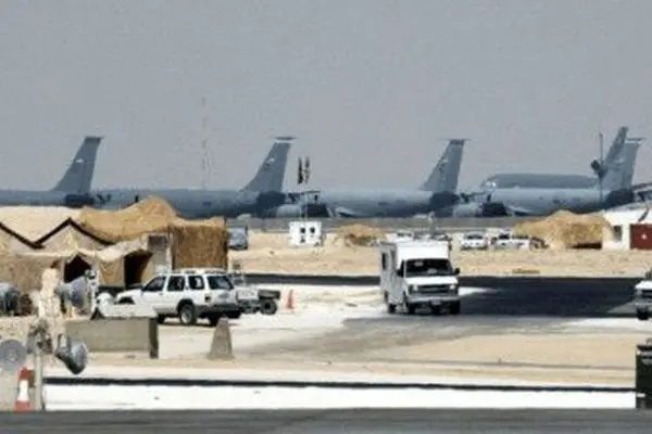 پایگاه العدید آمریکا پر از سامانه های پدافند شد + تصاویر