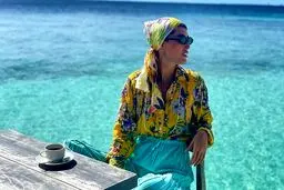 عکس ناراحت کننده از چهره شکسته فرشته حسینی بعد از مرگ همسرش
