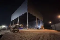  آماده‌سازی محل دفن پیکر شهید سیدحسن نصرالله