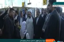  خوش‌آمدگویی فرزندان شهدا به رئیس جمهور