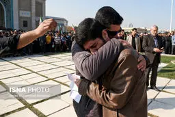 تصاویر تشییع سه شهید مدافع امنیت در مشهد