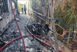 حمله جنون‌آمیز به قلب تهران! | آتش‌سوزی عمدی در بیمارستان شهید رجایی