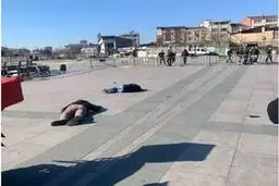 تیراندازی در مقابل دادگاهی در استانبول + فیلم