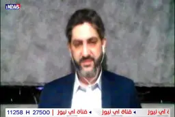 لحظه بمباران مناطق جنوبی لبنان در پخش زنده