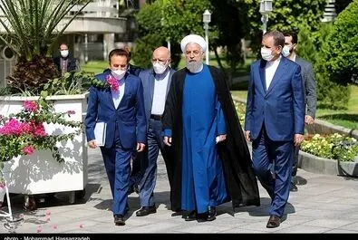 تصاویر آخرین جلسه هیات دولت روحانی