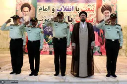 تصاویر حواشی مراسم تجدید میثاق فرماندهان و کادر فراجا با آرمان‌های امام  (ره)