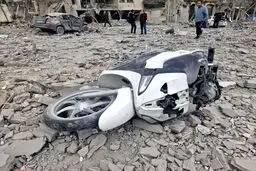 فیلم ناگوار از بمباران فلکه چهارم تهرانپارس