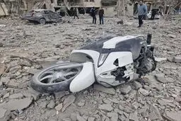 فیلم ناگوار از بمباران فلکه چهارم تهرانپارس