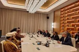 توضیح نائب رئیس مجلس به رئیس مجلس عمان درخصوص تصمیم غیرمستقیم بودن مذاکره با آمریکا