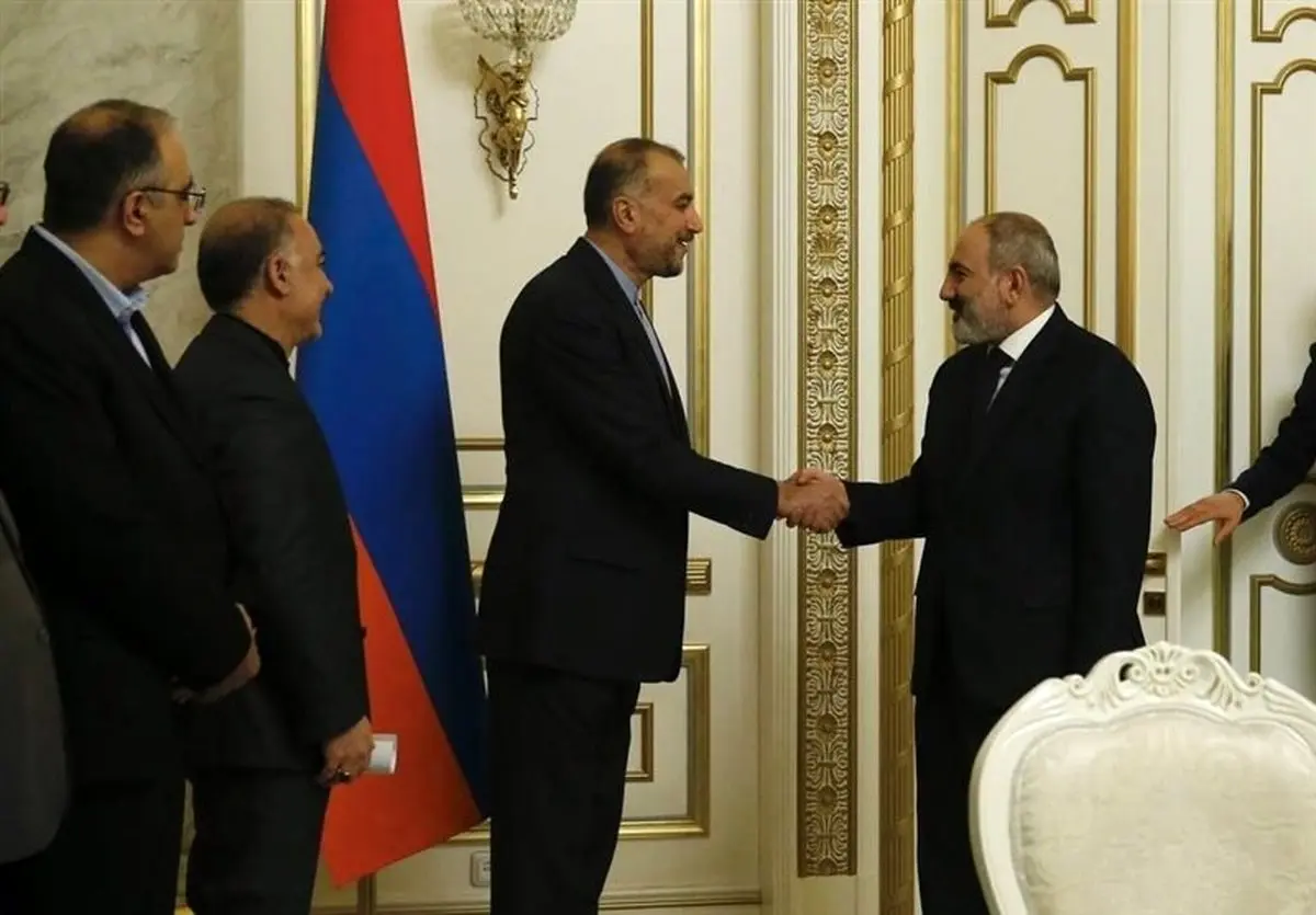 تبادل نظر امیر عبداللهیان با نخست وزیر ارمنستان
