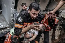 بمباران زمینی و دریایی مناطق مختلف نوار غزه توسط اسرائیل