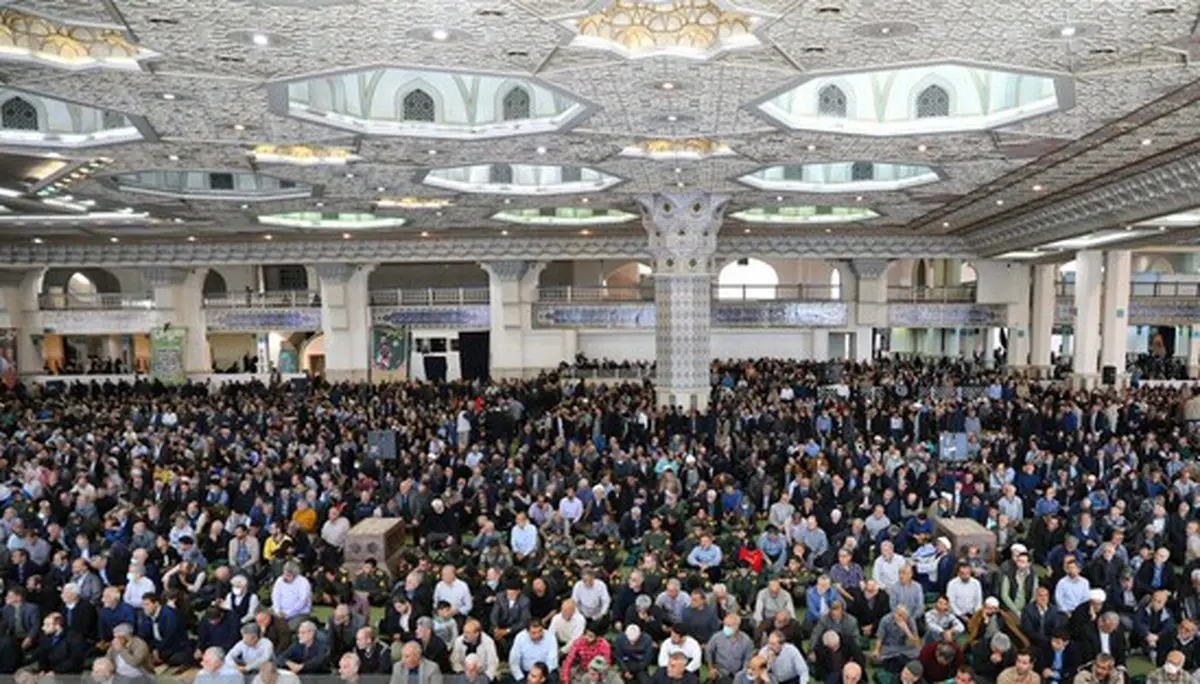 تظاهرات نمازگزاران تهرانی در محکومیت جنایت تروریستی کرمان