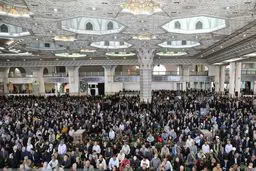 تظاهرات نمازگزاران تهرانی در محکومیت جنایت تروریستی کرمان