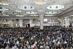 تظاهرات نمازگزاران تهرانی در محکومیت جنایت تروریستی کرمان