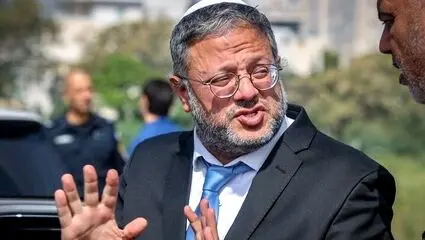 لحظه خوشحالی بن‌گویر صهیونیست از اعدام اسرای فلسطینی