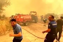 آتش جهنمی در ازمیر؛ ۵۰ هزار نفر آواره شدند!