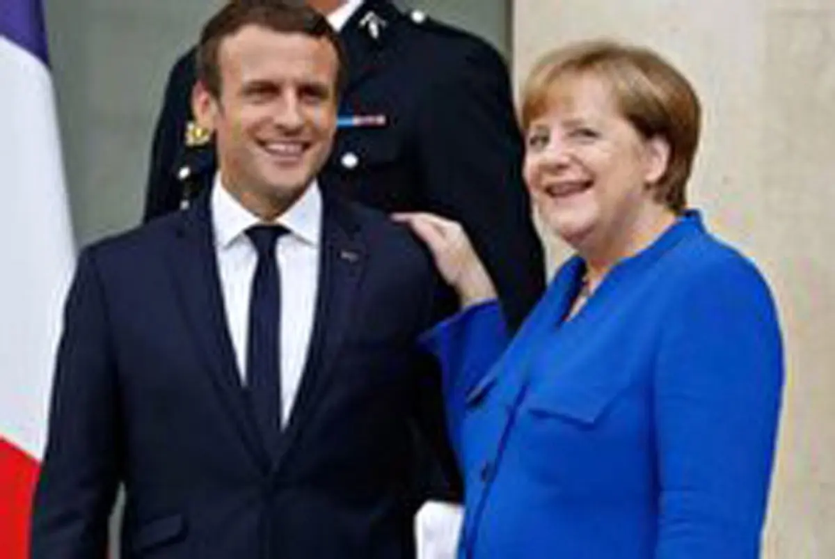 جنجال ماسکی مرکل و مکرون در اجلاس G20