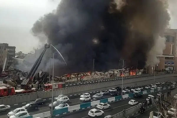 بازار بزرگ جنت تهران خاکستر شد + آخرین فیلم