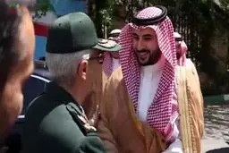 حضور وزیر دفاع عربستان در تهران؛ سرلشکر باقری از بن‌سلمان استقبال کرد