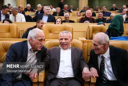 تصاویر مراسم ضیافت سده المپیک با حضور بزرگان ورزش