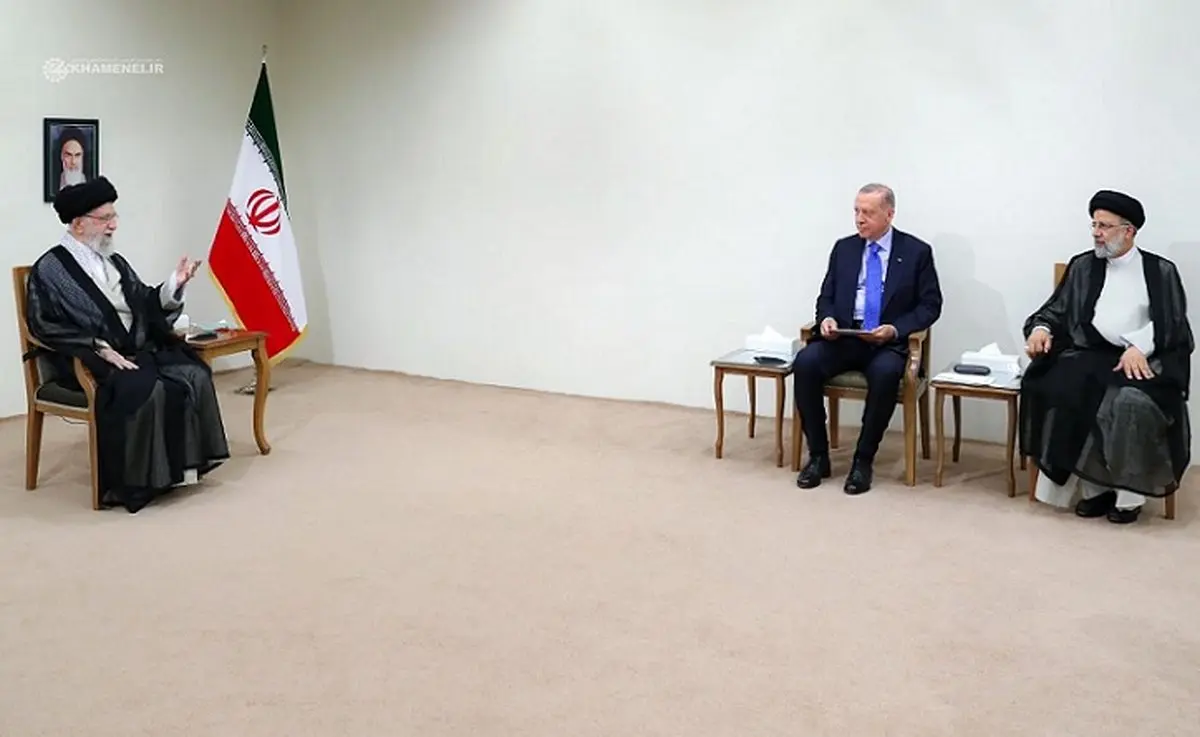 تهران کانون رایزنی‌های منطقه‌ای؛ اردوغان با رهبر انقلاب دیدار کرد