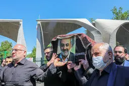 تصاویر مراسم تشییع پیکر عماد افروغ