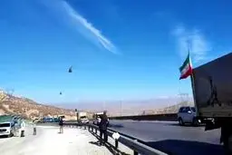  اسکورت بالگردی ستون تجهیزات اعزامی به رزمایش سپاه