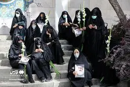تصاویر تشییع پیکر استاد سیدعبدالله فاطمی‌نیا