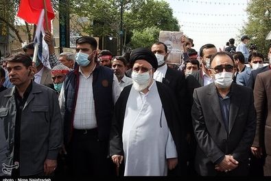 تصاویر | تشییع پیکر شهید حجت‌الاسلام اصلانی در مشهد