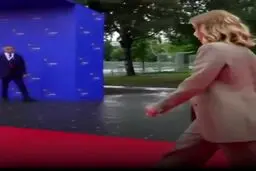 جنجال نخست وزیر آلبانی و زانو زدن مقابل جورجیا ملونی!