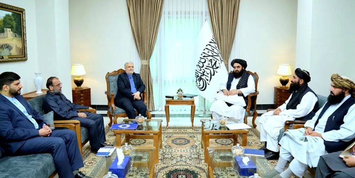 گفت‌وگوی کاظمی قمی با وزیر خارجه طالبان درباره هیرمند