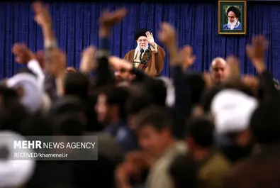 دیدار مردم قم 